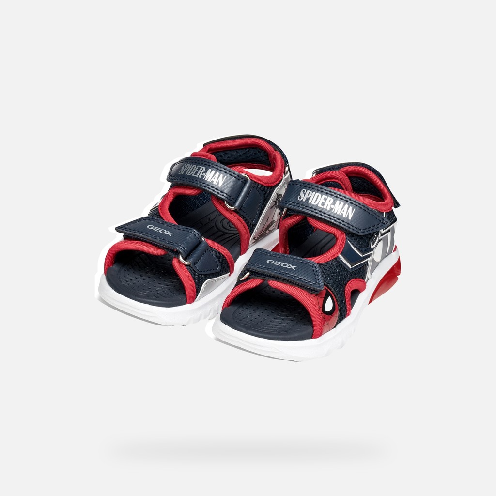 Spider-Man SANDAL CIBERDRON BOY Navy/Red - image number 9 | GEOX
