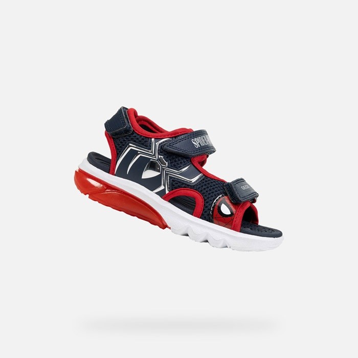 Spider-Man SANDAL CIBERDRON BOY Navy/Red | GEOX