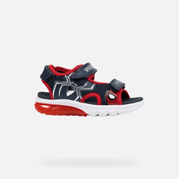 Spider-Man SANDAL CIBERDRON BOY Navy/Red | GEOX