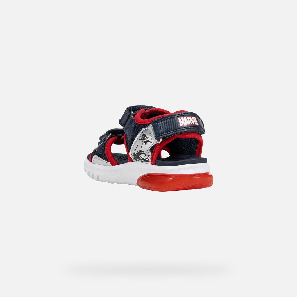 Spider-Man SANDAL CIBERDRON BOY Navy/Red - image number 5 | GEOX