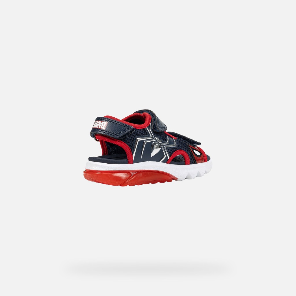 Spider-Man SANDAL CIBERDRON BOY Navy/Red - image number 6 | GEOX