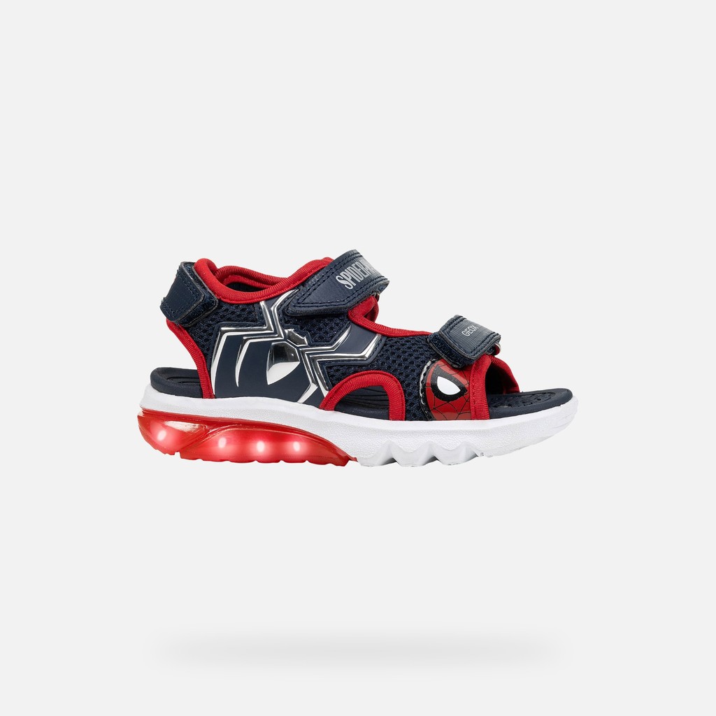 Spider-Man SANDAL CIBERDRON BOY Navy/Red - image number 10 | GEOX