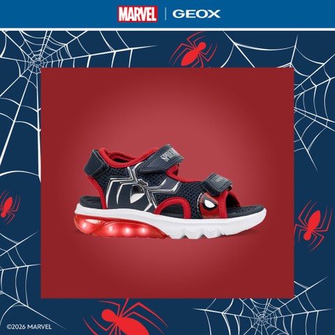 Spider-Man SANDAL CIBERDRON BOY Navy/Red - image number 1 | GEOX