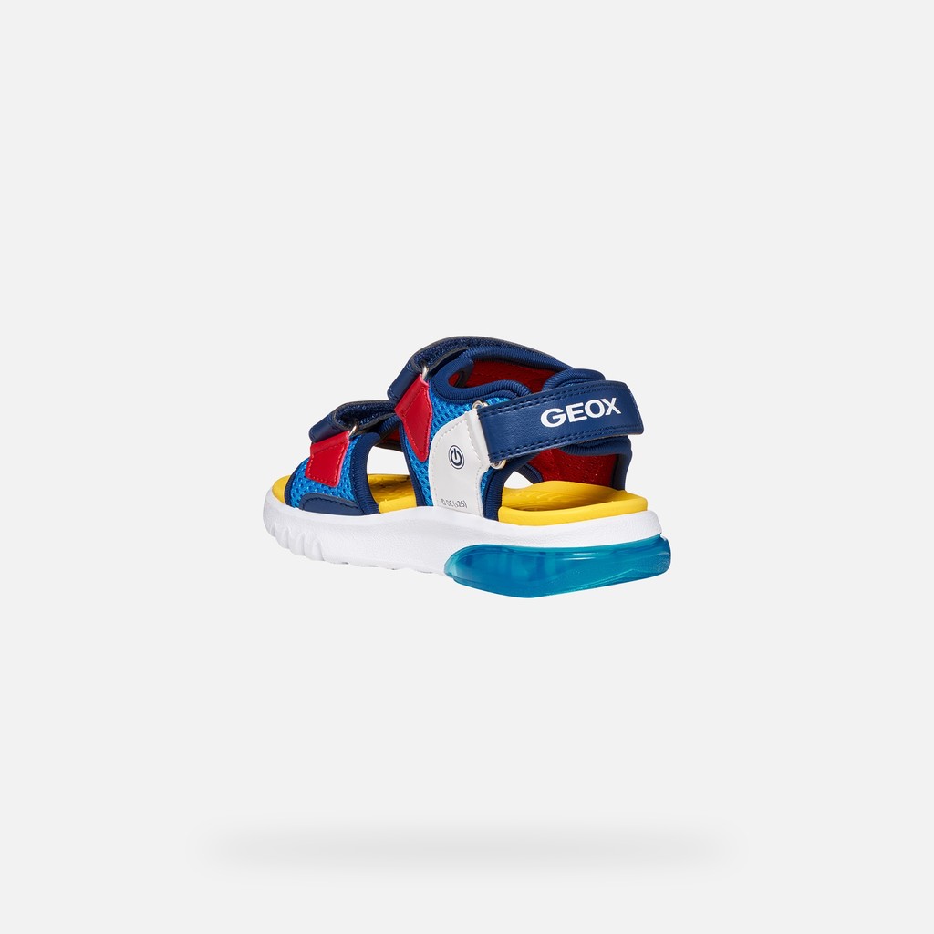 Superman SANDAL CIBERDRON BOY Light blue/Red - image number 4 | GEOX