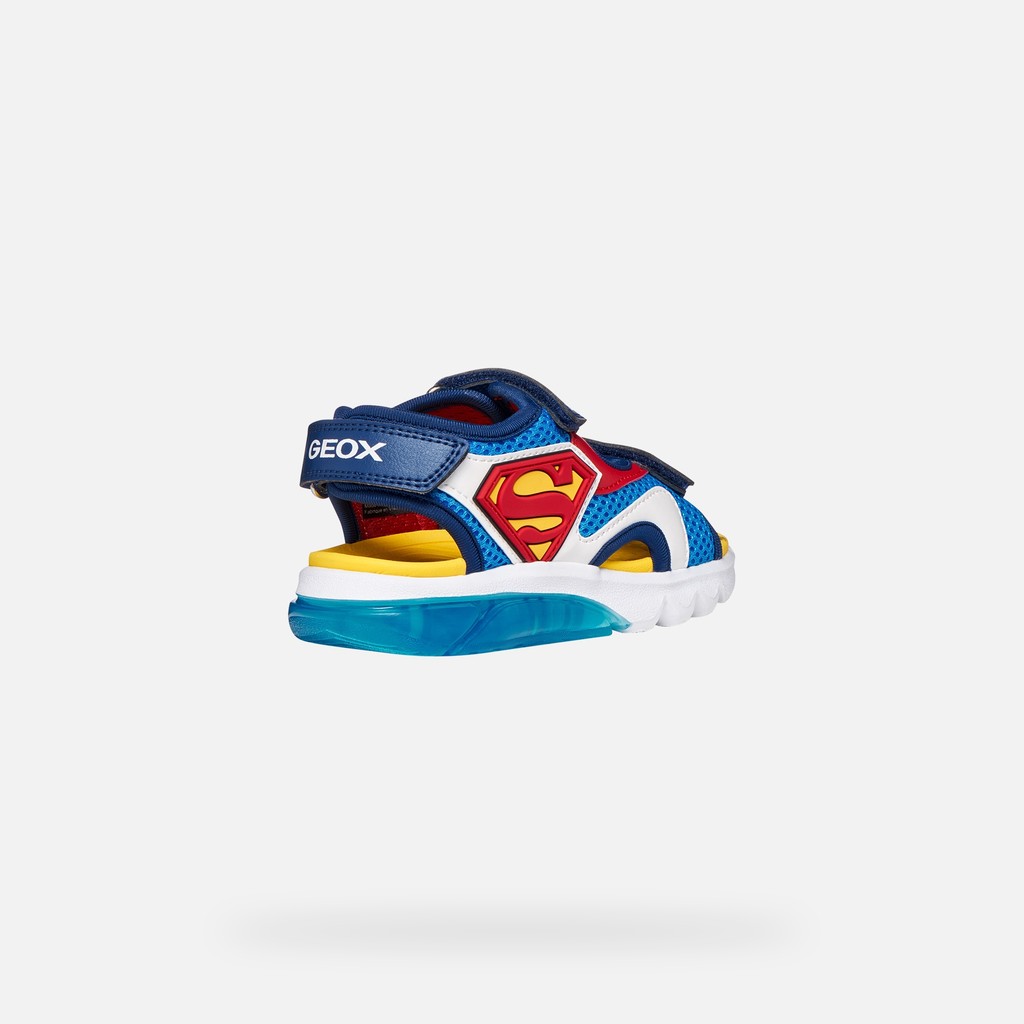 Superman SANDAL CIBERDRON BOY Light blue/Red - image number 5 | GEOX