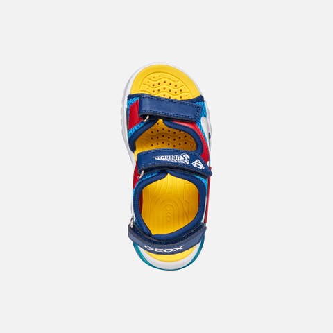 Superman SANDAL CIBERDRON BOY Light blue/Red - image number 6 | GEOX