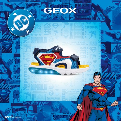 Superman SANDAL CIBERDRON GAR&Ccedil;ON Bleu clair/Rouge - image number 1 | GEOX
