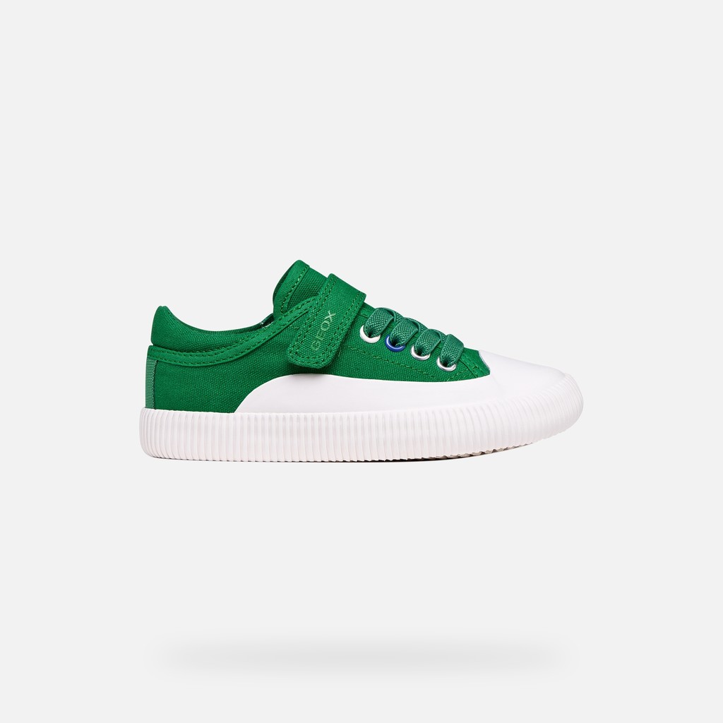 Low top sneakers TIPPESTE BOY Green/White - image number 1 | GEOX