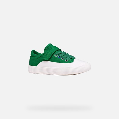 Low top sneakers TIPPESTE BOY Green/White - image number 2 | GEOX
