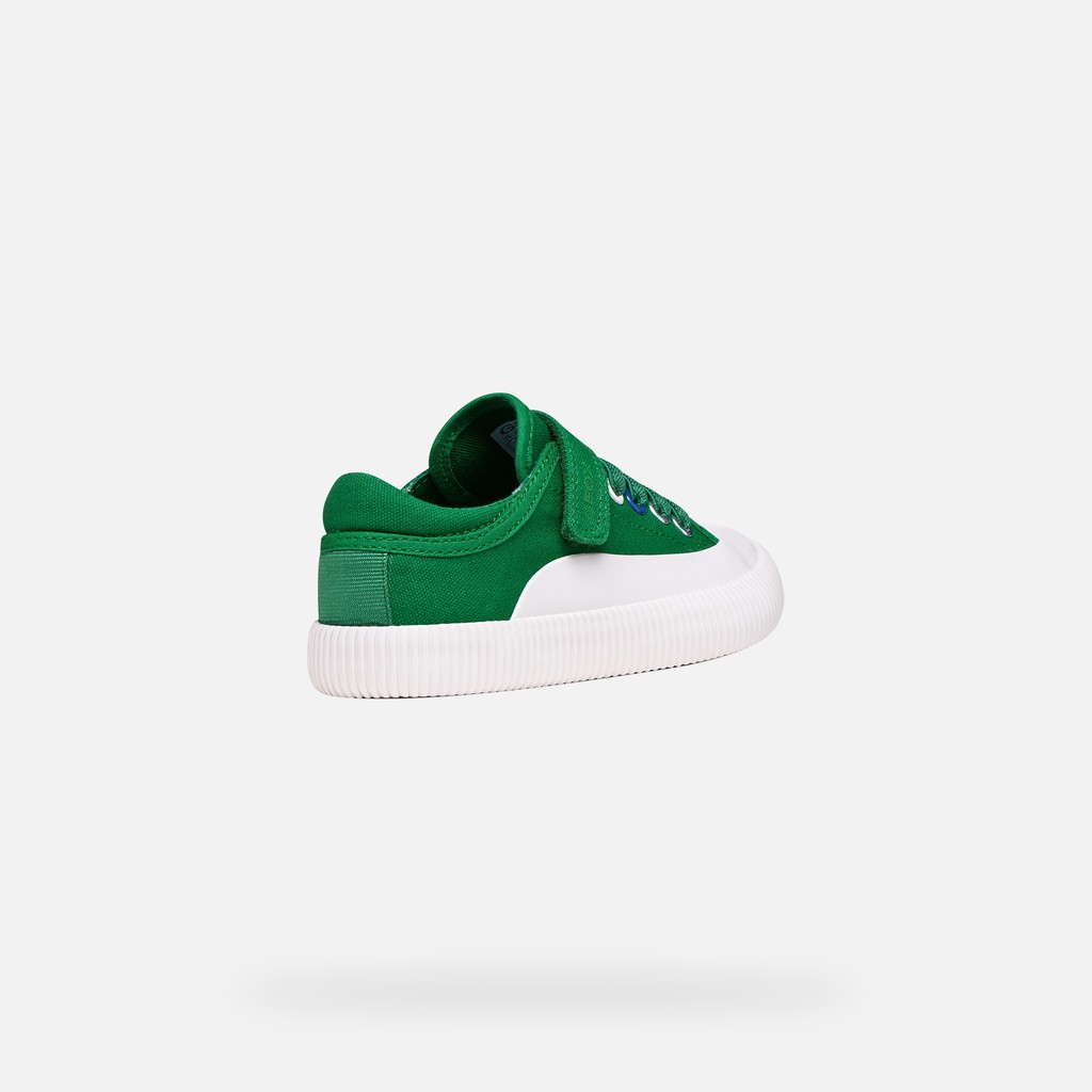 Low top sneakers TIPPESTE BOY Green/White - image number 4 | GEOX