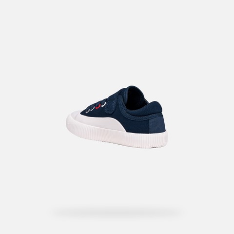 Low top sneakers TIPPESTE BOY Navy/White - image number 3 | GEOX