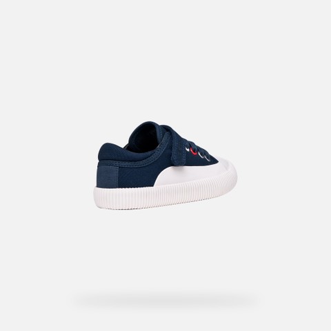 Low top sneakers TIPPESTE BOY Navy/White - image number 4 | GEOX
