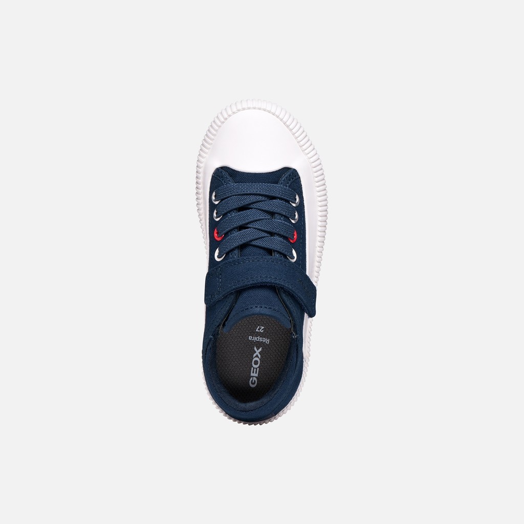 Low top sneakers TIPPESTE BOY Navy/White - image number 5 | GEOX