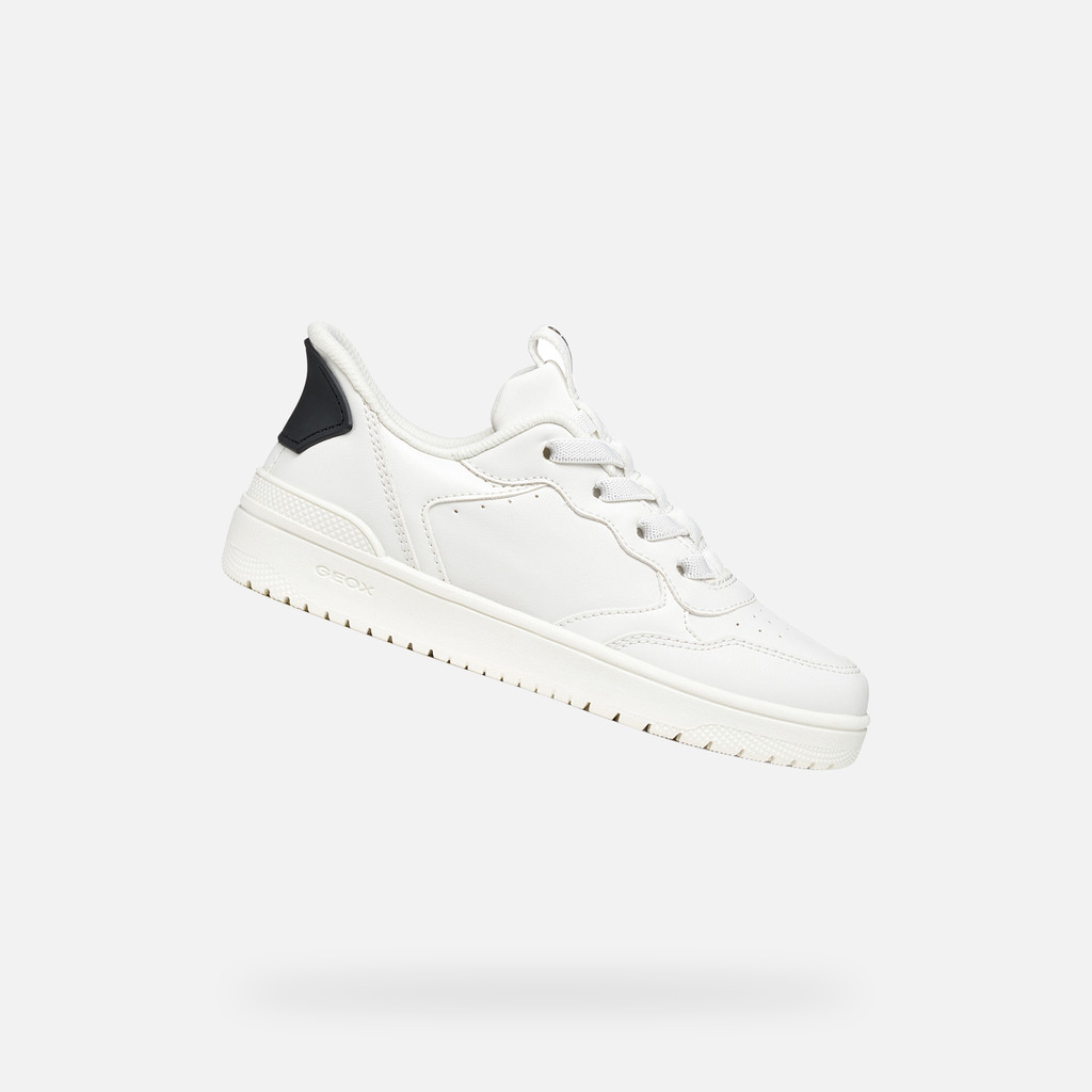 Slip in sneakers WASHIBA FAST IN BOY White/Black - image number 0 | GEOX