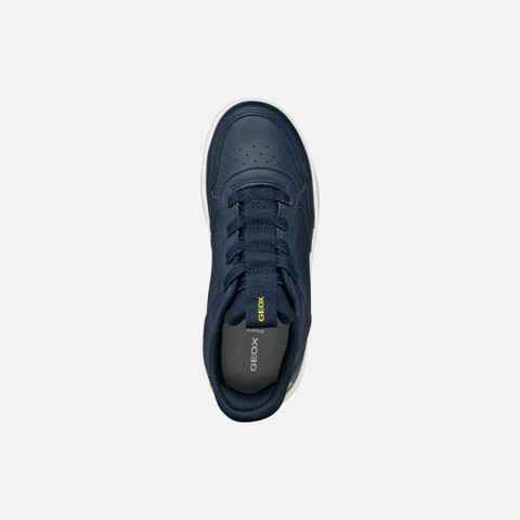 SNEAKERS WASHIBA FAST IN JUNIOR Navy/Lime - image number 5 | GEOX