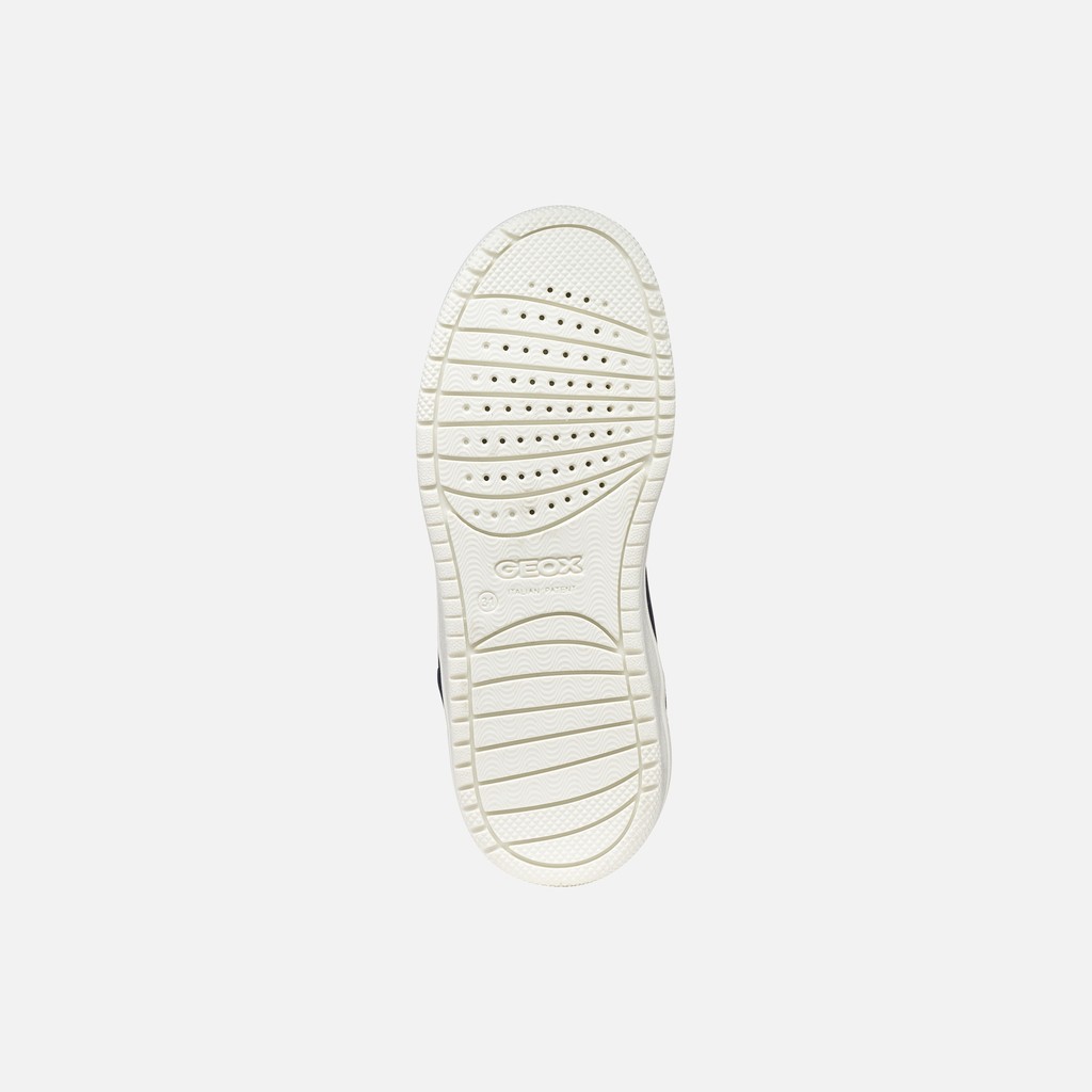 SNEAKERS WASHIBA FAST IN JUNIOR Navy/Lime - image number 6 | GEOX