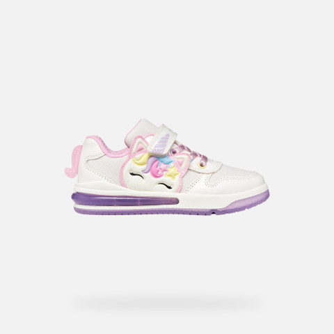 Shoes with lights SKETLITE GIRL White/Pink - image number 2 | GEOX