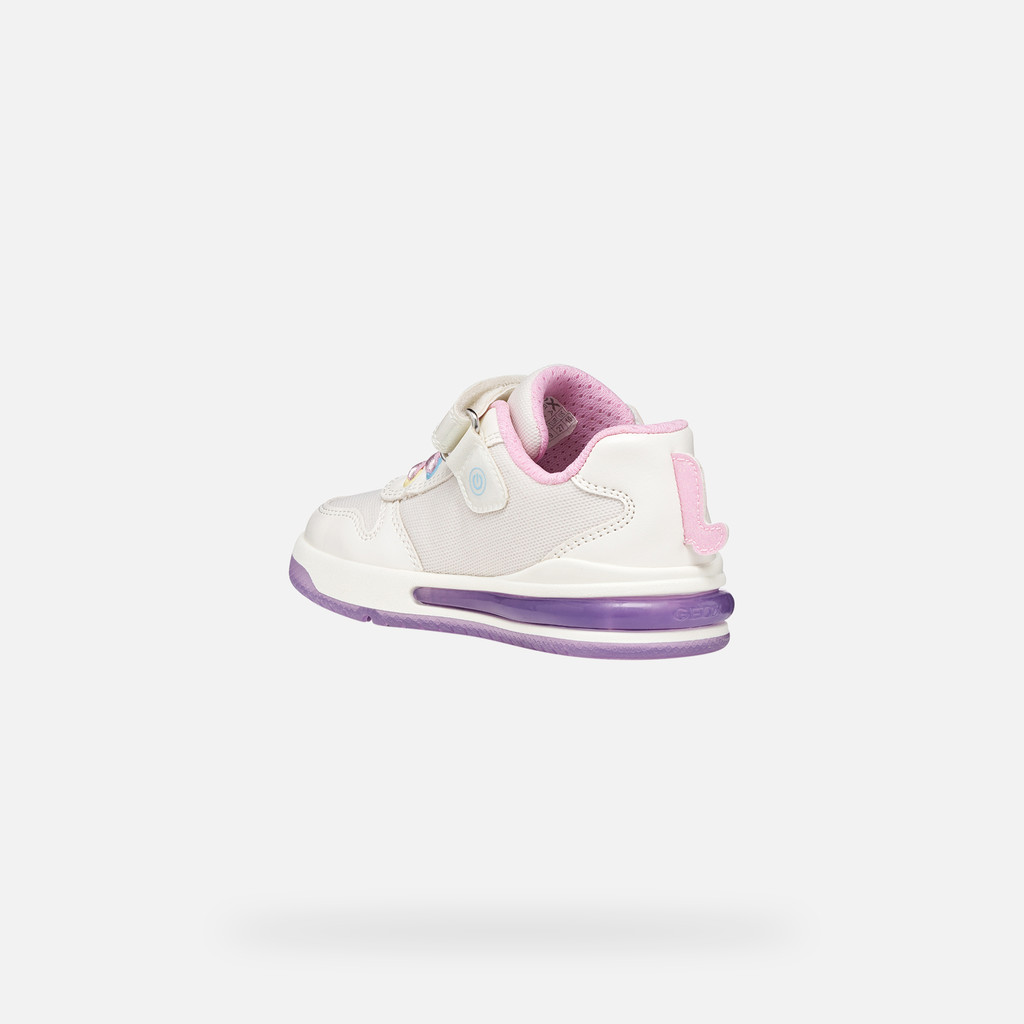Shoes with lights SKETLITE GIRL White/Pink - image number 4 | GEOX