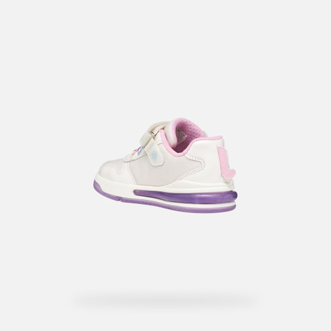 Shoes with lights SKETLITE GIRL White/Pink - image number 4 | GEOX