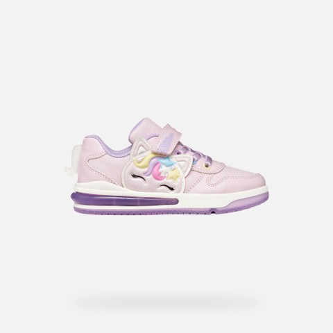 Shoes with lights SKETLITE GIRL Pink/Lilac - image number 1 | GEOX