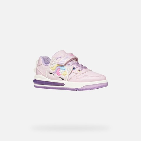 Shoes with lights SKETLITE GIRL Pink/Lilac - image number 2 | GEOX