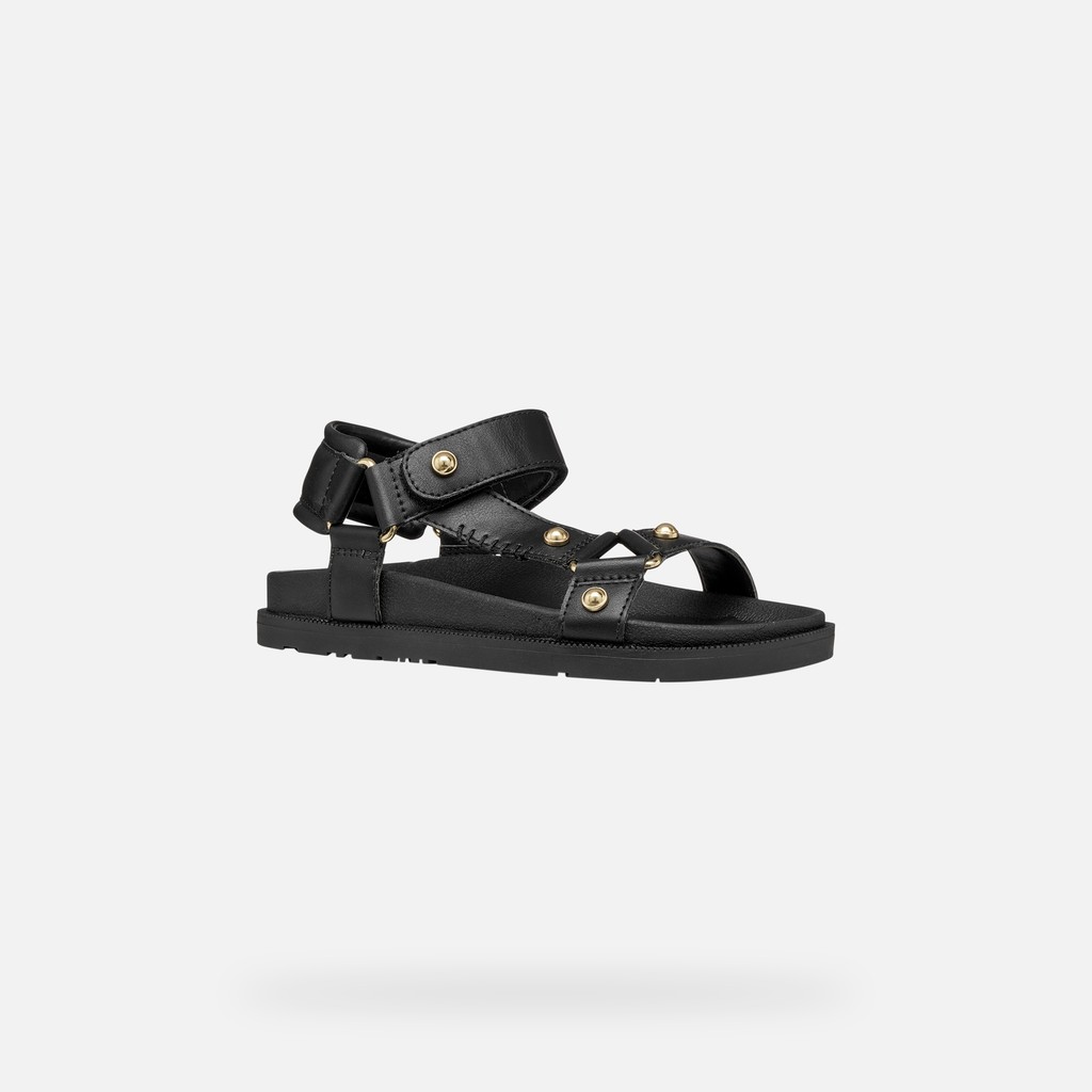 Sandals with straps SANDAL FOAMMENTERA GIRL Black - image number 2 | GEOX