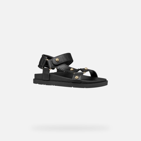Sandals with straps SANDAL FOAMMENTERA GIRL Black - image number 2 | GEOX