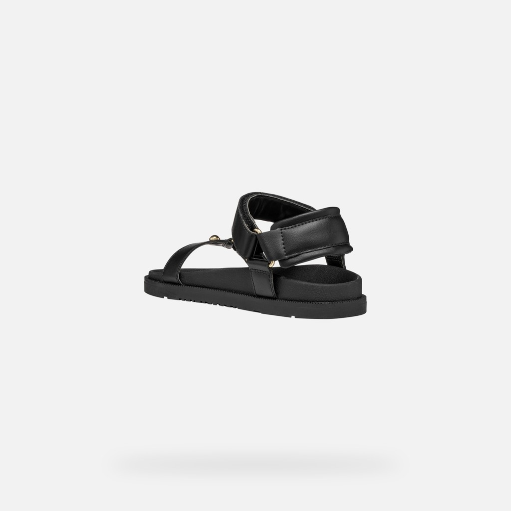 Sandals with straps SANDAL FOAMMENTERA GIRL Black - image number 3 | GEOX