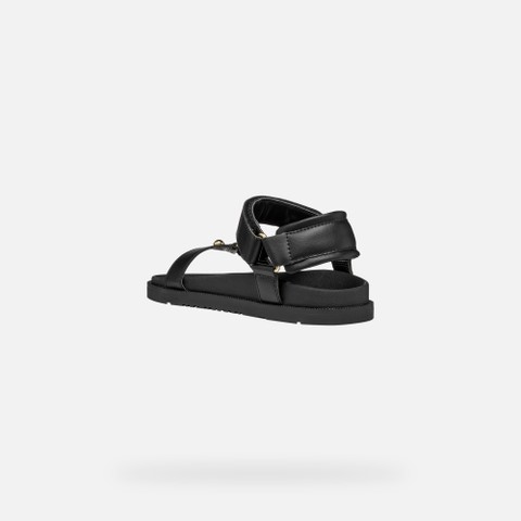 Sandals with straps SANDAL FOAMMENTERA GIRL Black - image number 3 | GEOX