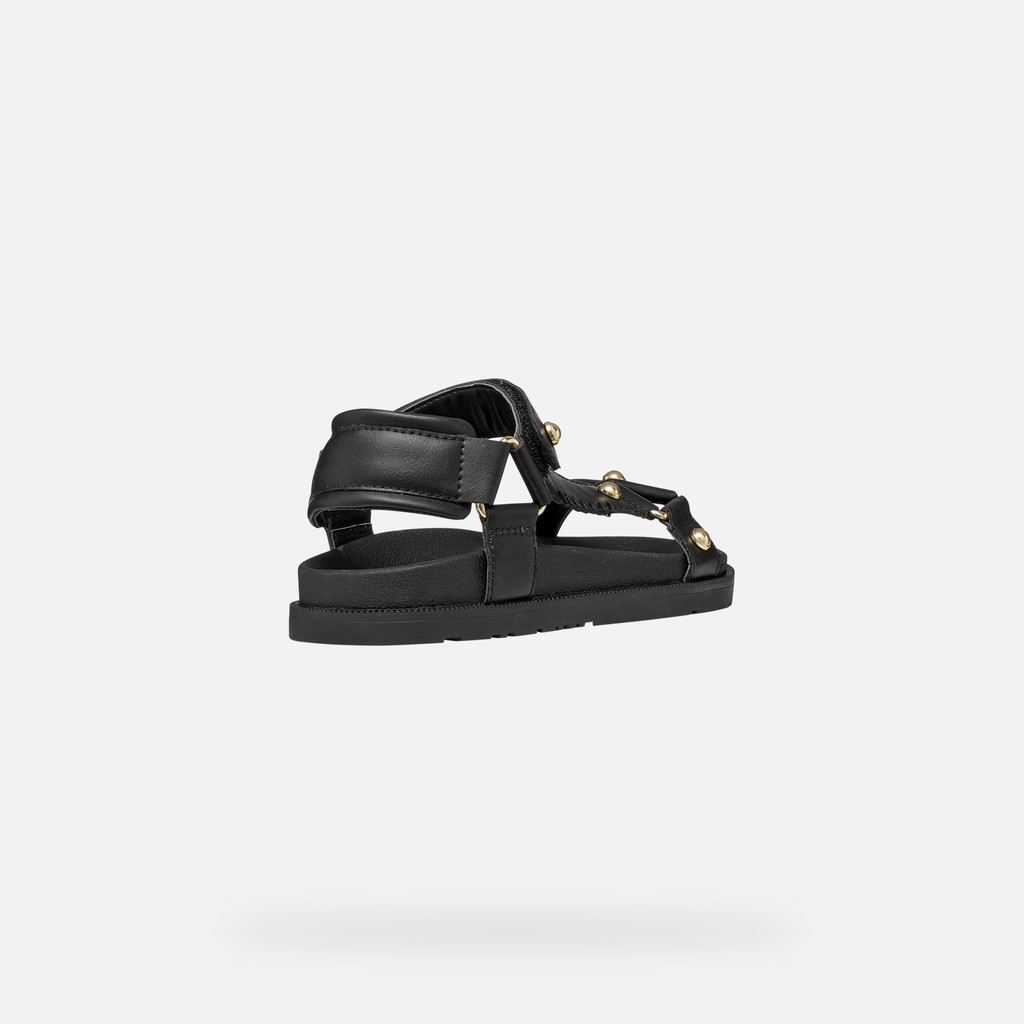 Sandals with straps SANDAL FOAMMENTERA GIRL Black - image number 4 | GEOX
