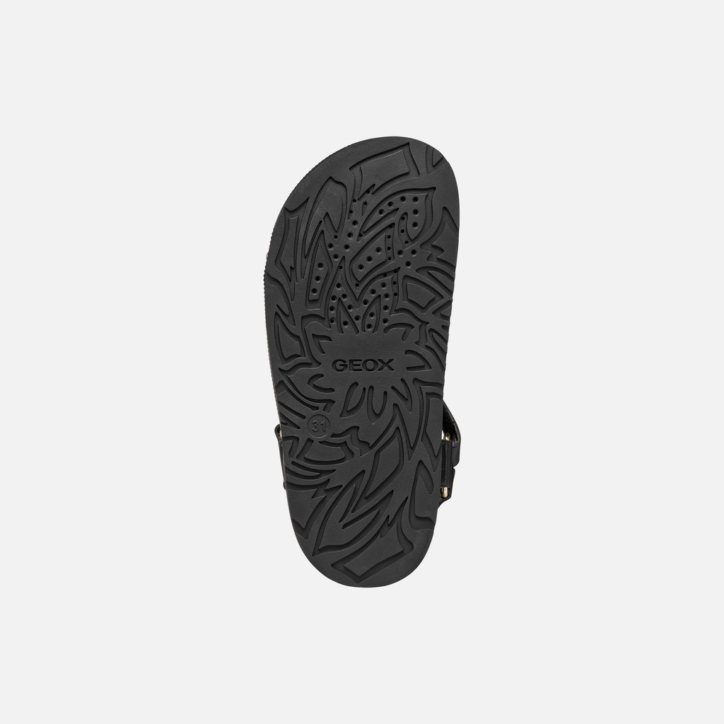 Sandals with straps SANDAL FOAMMENTERA GIRL Black - image number 6 | GEOX