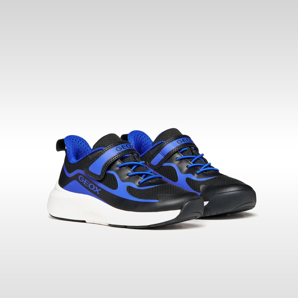 Sneaker Gummikappe PRO-RAN JUNIOR Schwarz/K&ouml;nigsblau - image number 7 | GEOX