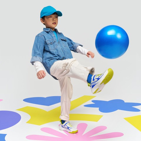 Low top sneakers PRO-RAN BOY White/Royal - image number 2 | GEOX