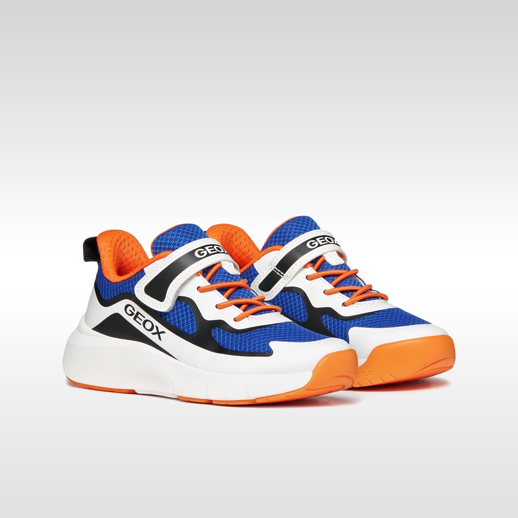 Hard toe sneakers PRO-RAN JUNIOR Royal/White - image number 7 | GEOX