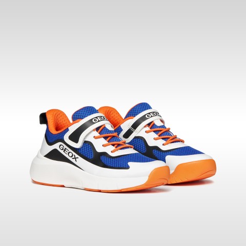 Hard toe sneakers PRO-RAN JUNIOR Royal/White - image number 7 | GEOX