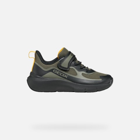 Hard toe sneakers PRO-RAN JUNIOR Dark Green/Black - image number 1 | GEOX
