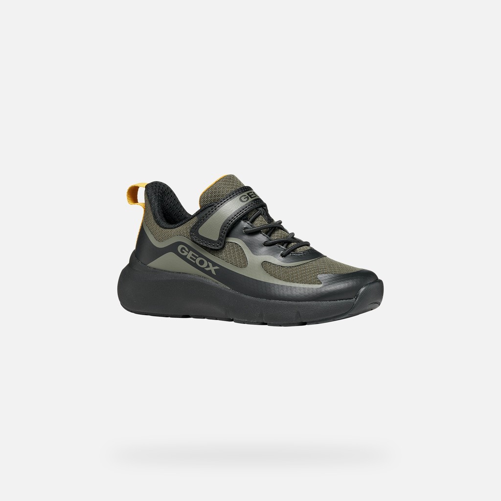 Hard toe sneakers PRO-RAN JUNIOR Dark Green/Black - image number 2 | GEOX