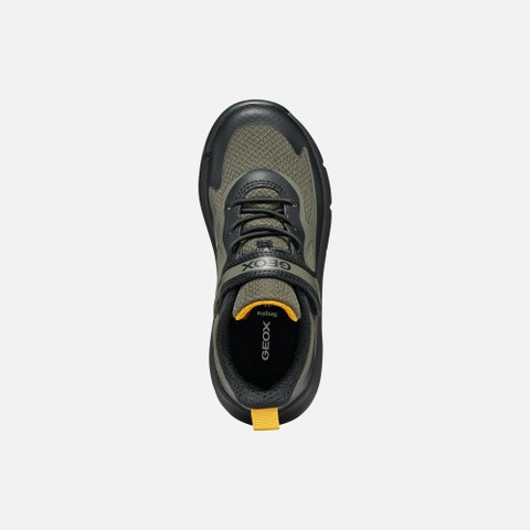 Hard toe sneakers PRO-RAN JUNIOR Dark Green/Black - image number 5 | GEOX