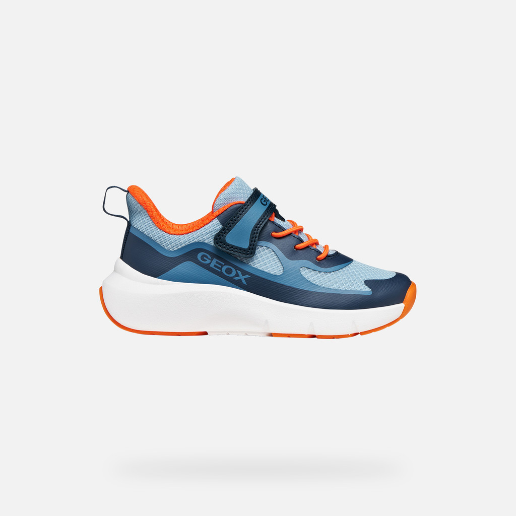 Niedrige Sneakers PRO-RAN JUNGE Marineblau/Orange - image number 1 | GEOX