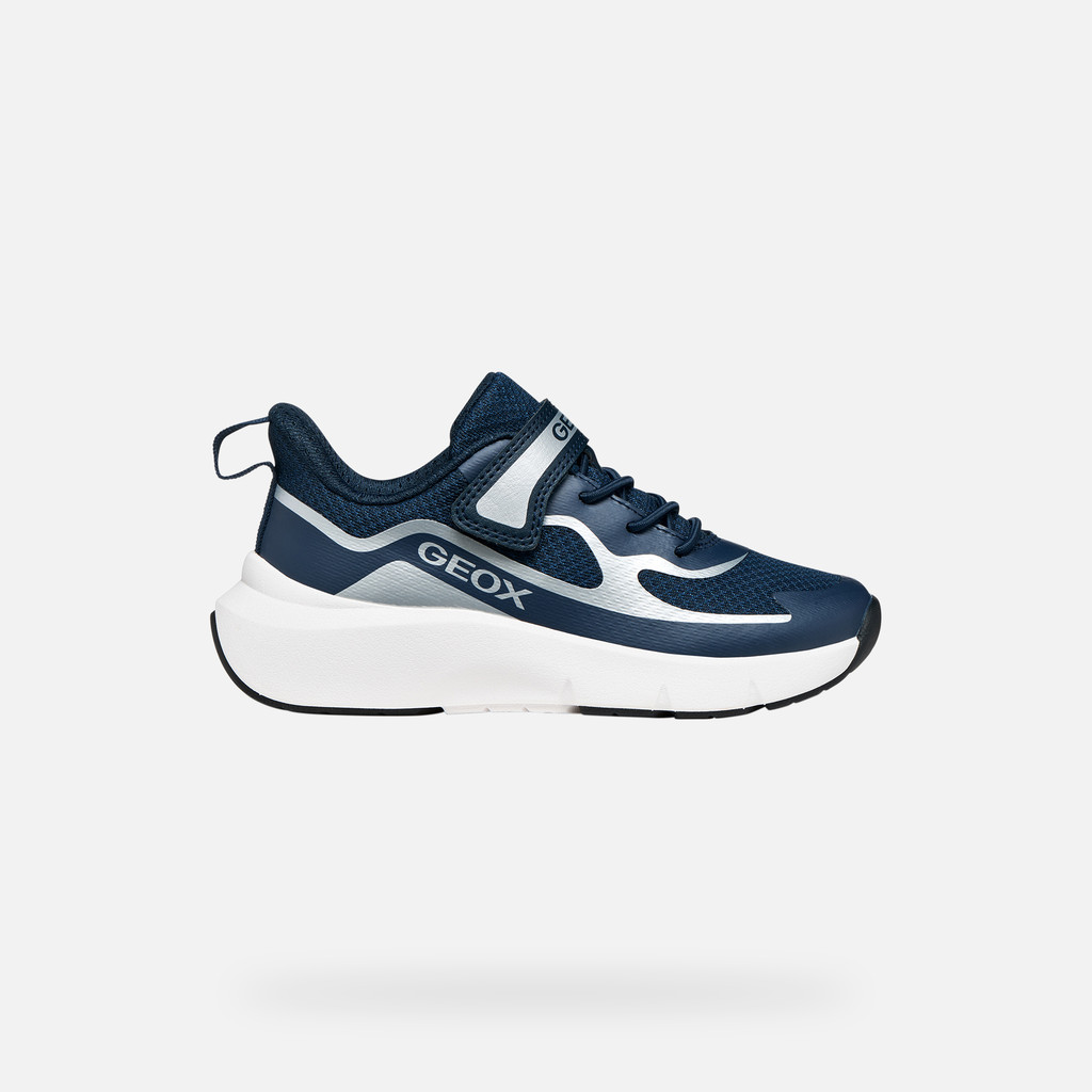 Low top sneakers PRO-RAN BOY Navy/Silver - image number 1 | GEOX