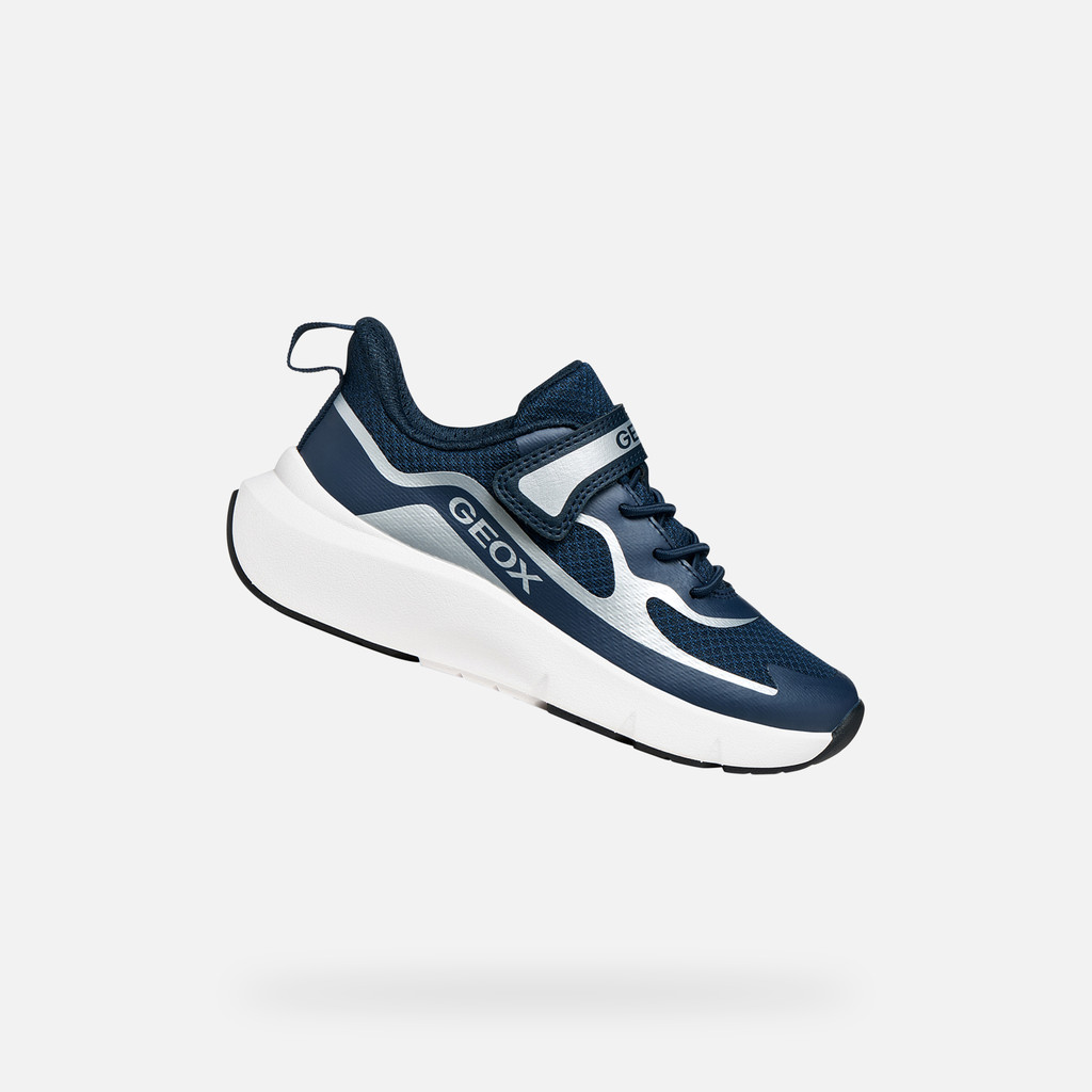 Low top sneakers PRO-RAN BOY Navy/Silver - image number 0 | GEOX