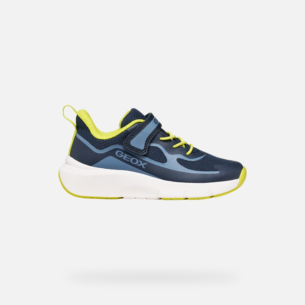 Hard toe sneakers PRO-RAN JUNIOR Navy/Light Blue - image number 1 | GEOX