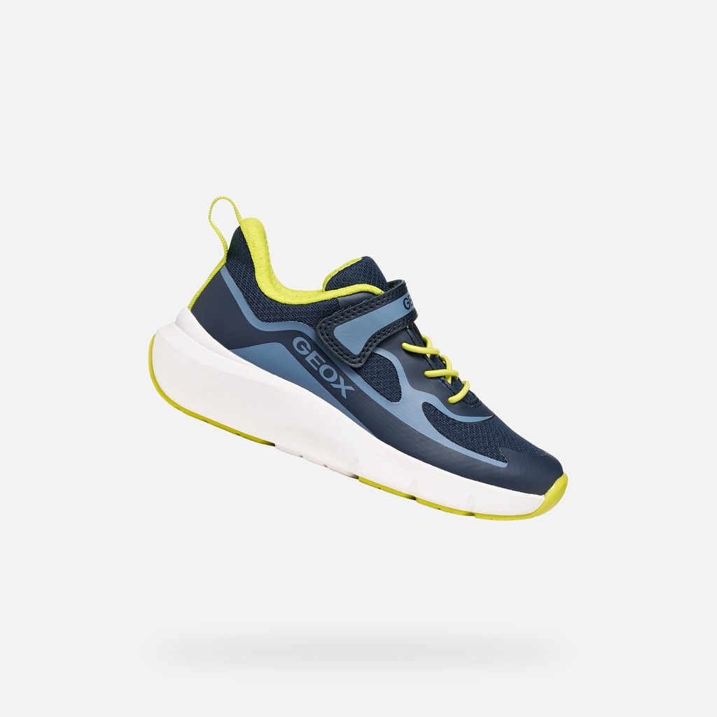 Hard toe sneakers PRO-RAN JUNIOR Navy/Light Blue - image number 0 | GEOX