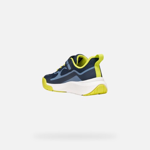 Hard toe sneakers PRO-RAN JUNIOR Navy/Light Blue - image number 3 | GEOX