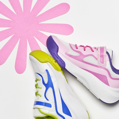 Low top sneakers PRO-RAN JUNIOR Pink/White - image number 5 | GEOX