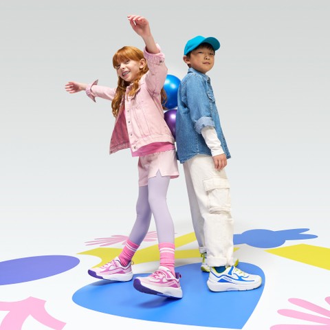 Baskets basse PRO-RAN JUNIOR Rose/Blanc - image number 15 | GEOX