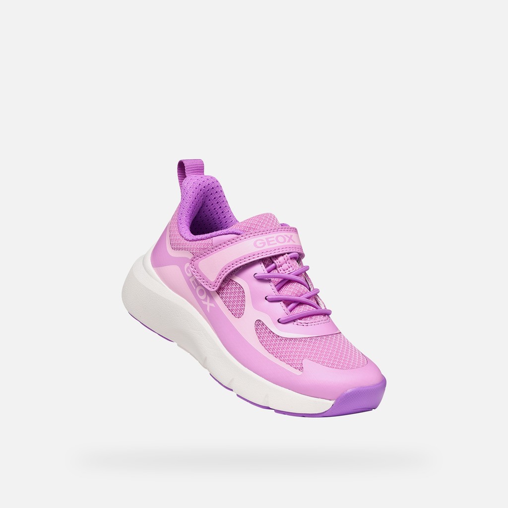 Hard toe sneakers PRO-RAN JUNIOR Dark Pink - image number 4 | GEOX