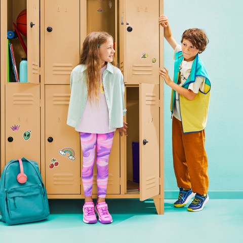 Chaussures bout renforc&eacute; PRO-RAN JUNIOR Rose fonc&eacute; - image number 1 | GEOX