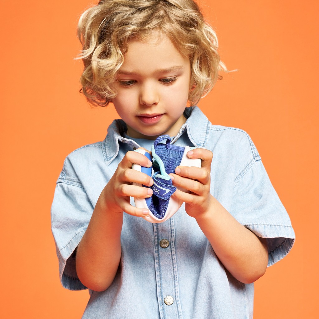 Canvas sneakers FOOT-RUN BOY Royal/Watersea - image number 1 | GEOX