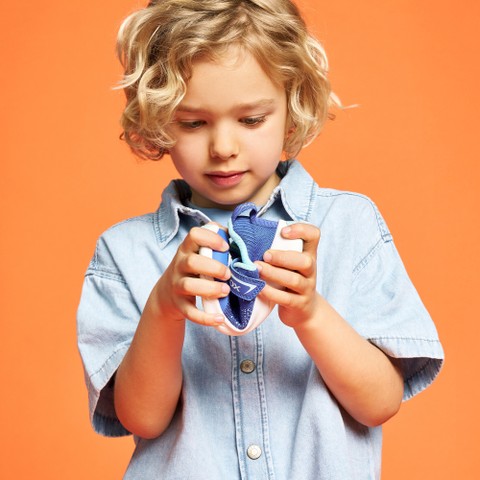 Canvas sneakers FOOT-RUN BOY Royal/Watersea - image number 1 | GEOX